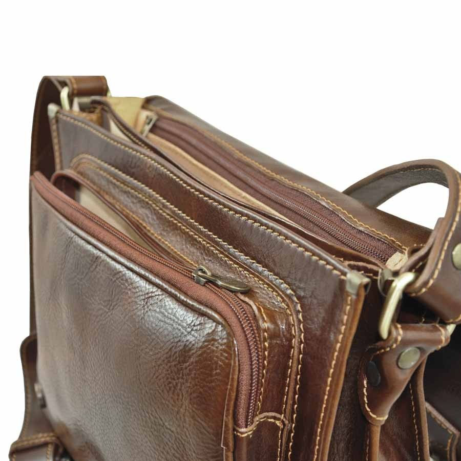 Thumbnail: VENEZIA Leather Satchel