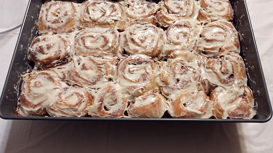 Frosted Cinnamon Rolls