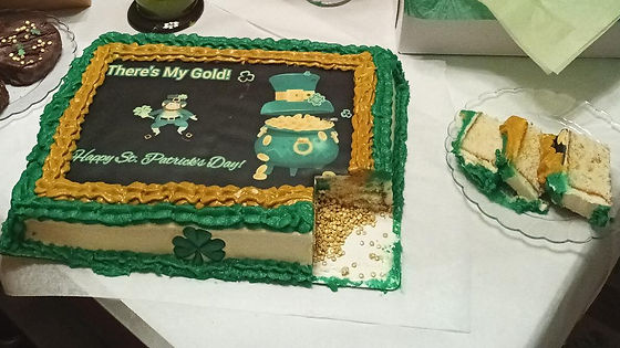 Happy St. Patrick's Day Image Cake