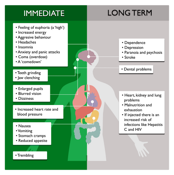 Effects of Methamphetamines ICE on the body