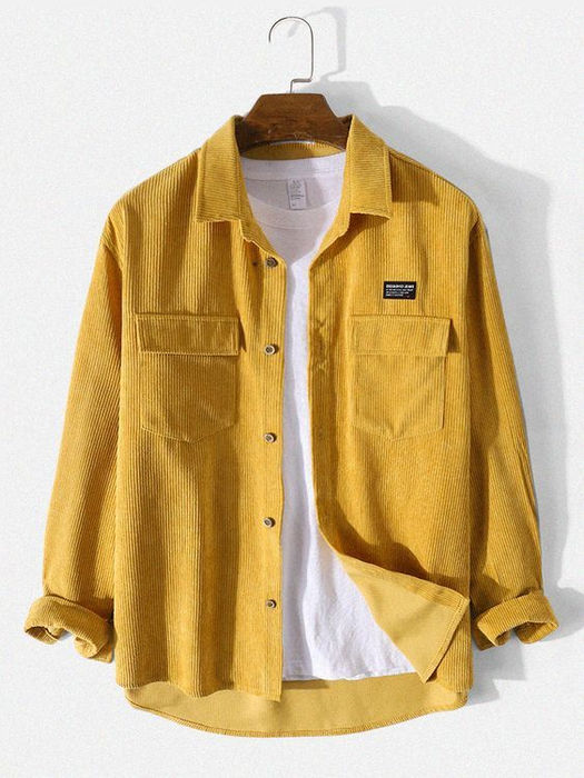 yellow man shirt