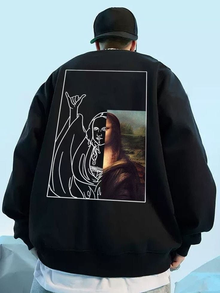 black hoodie