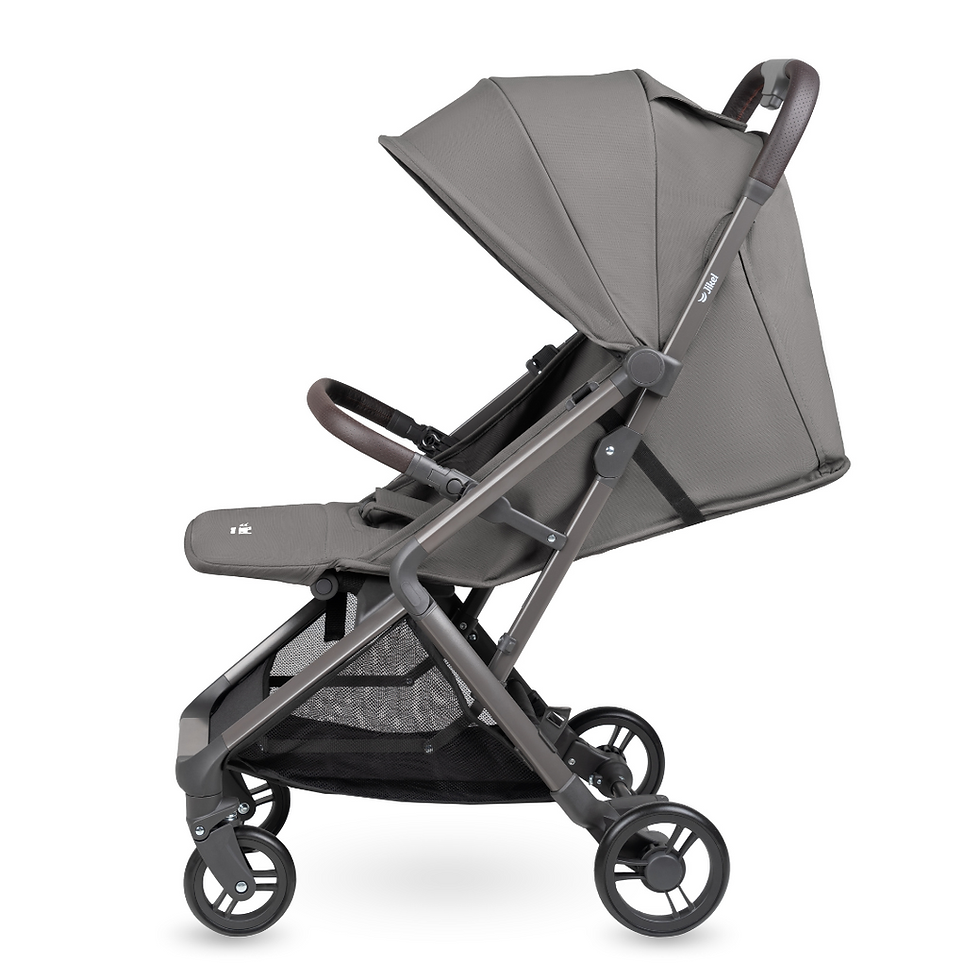Thumbnail: Nomad AutoFold Lightweight Travel Stroller - Graphite Grey