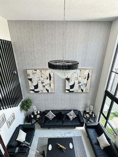 Diseño interior Metepec y papel tapiz.