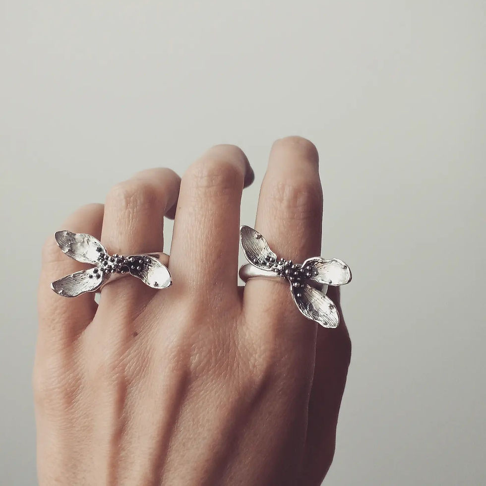 Miniatura: gioielli artigianali, anello, argento, chic, special gift, m'ama