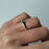 Miniatura: anello artigianale, anello con pietra, rubino naturale, special gift, flowers, argento925