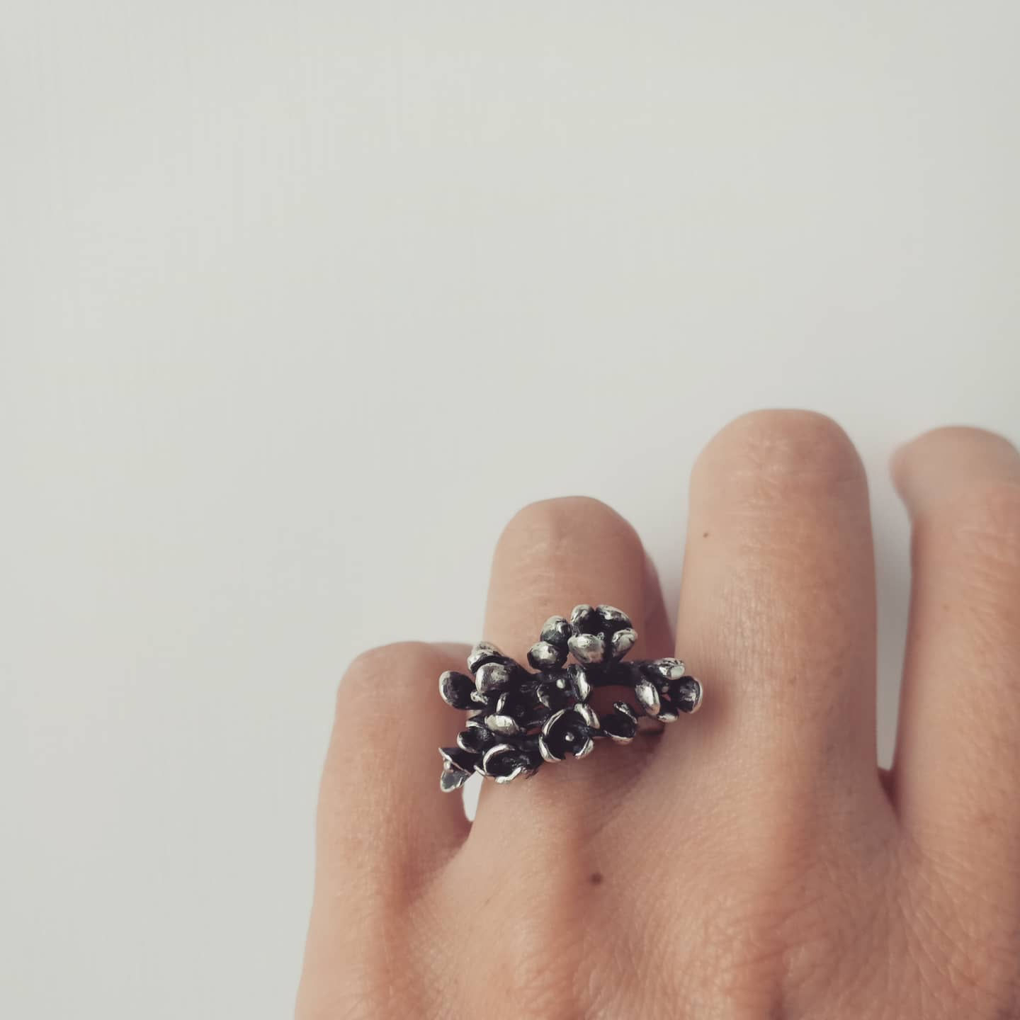 gioielli artigianali, anello, argento, fiori, fleur, anelli artigianali, bouquet