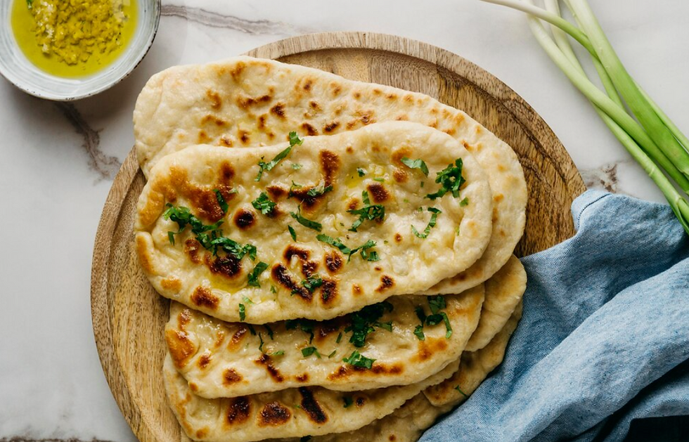 Savory Garlic Naan