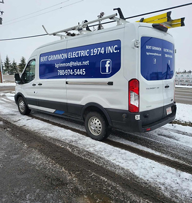 Bert Grimmon Electric company vechicle