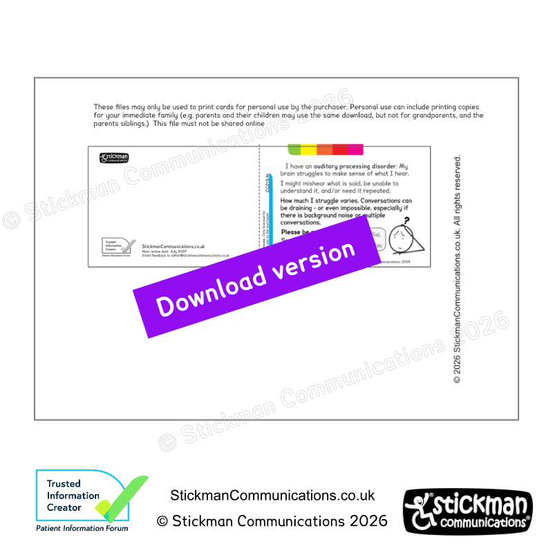 Thumbnail: a copy of the downloadable auditory processing card file - but with a big purple 'download' banner across the middle