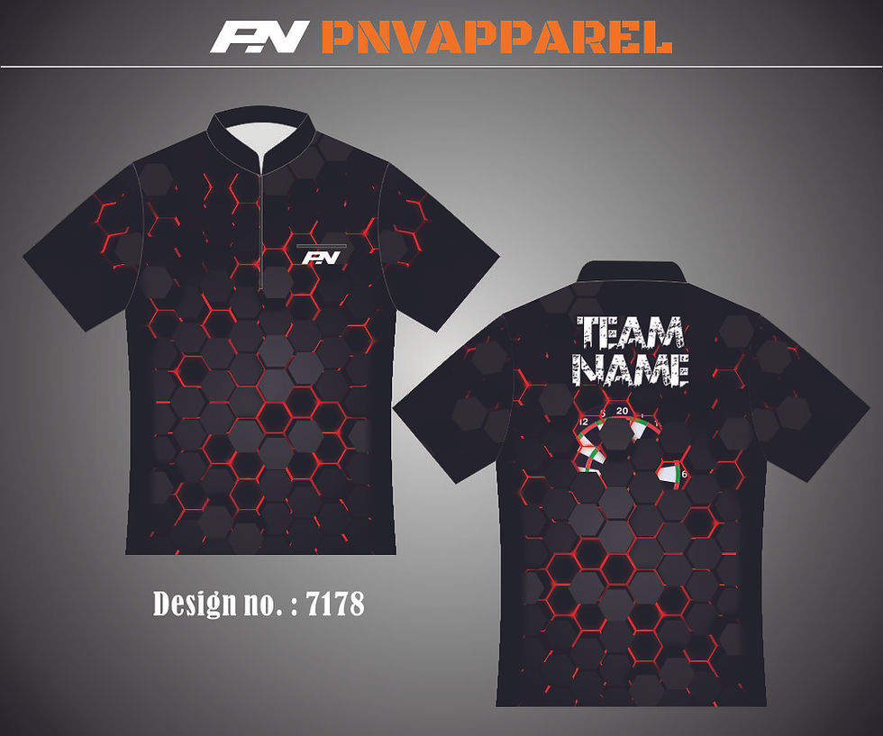 Thumbnail: Custom made dart shirt template #7178C
