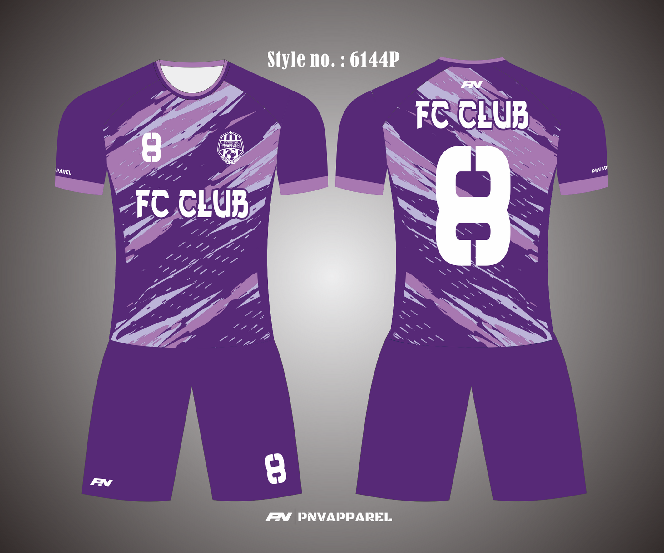6144P Custom made Soccer Kits template