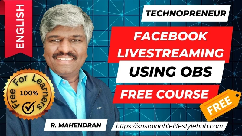 Learn And Master Facebook Livestreaming Using OBS in English