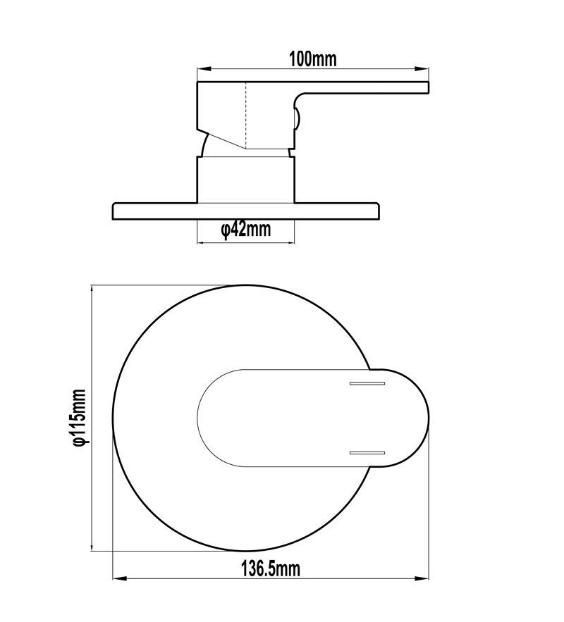 Thumbnail: Lento Wall Mixer Chrome