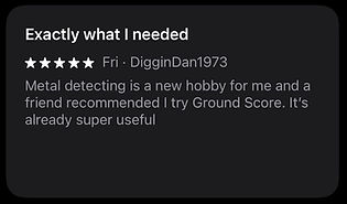 Ground Score Metal Detecting App Store Review