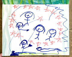 Artwork by a young reader inspired by the Innerscape Deep Diving in MarlaGran.