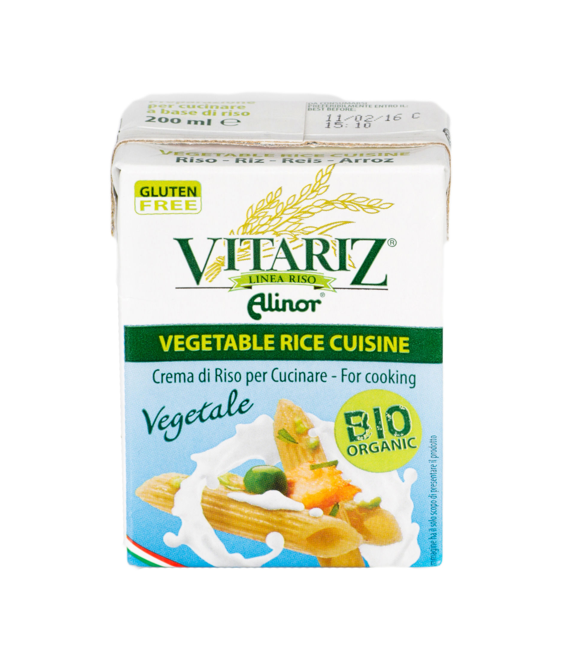 ויטריז - תחליף שמנת צמחי אורגני על בסיס אורז