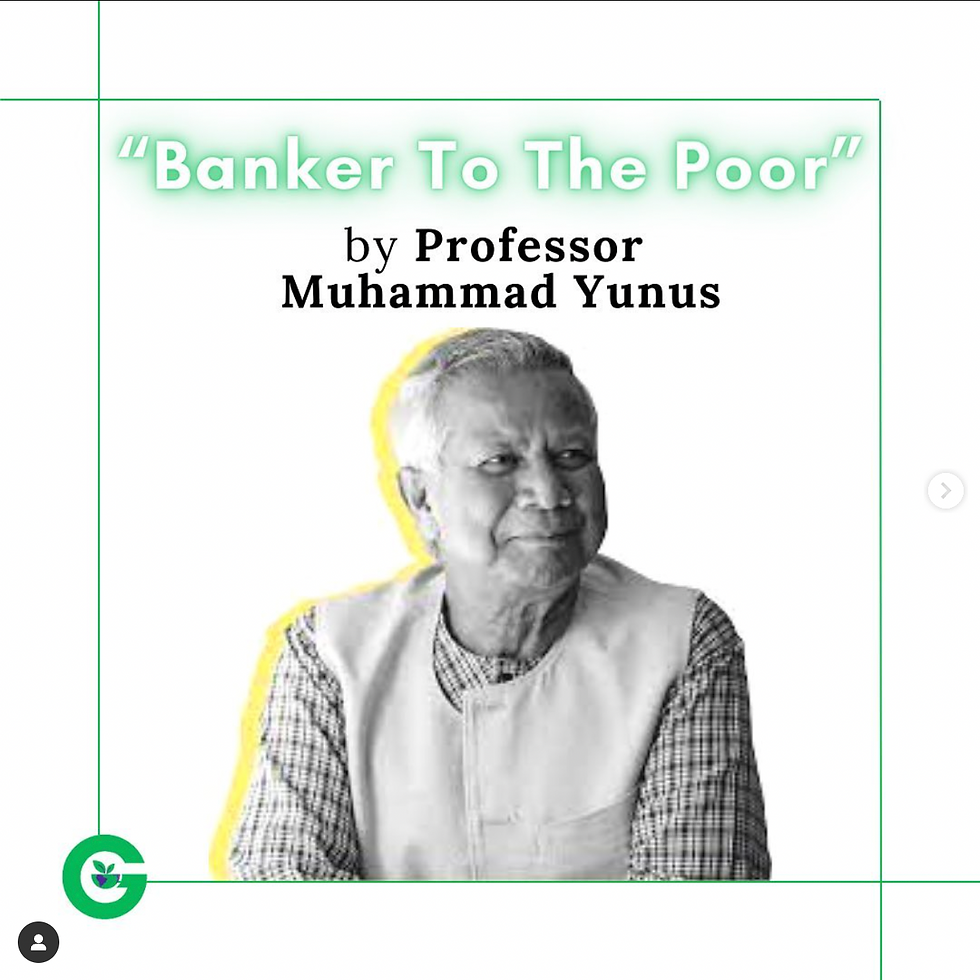 Professor Muhammad Yunus Keynote Speech