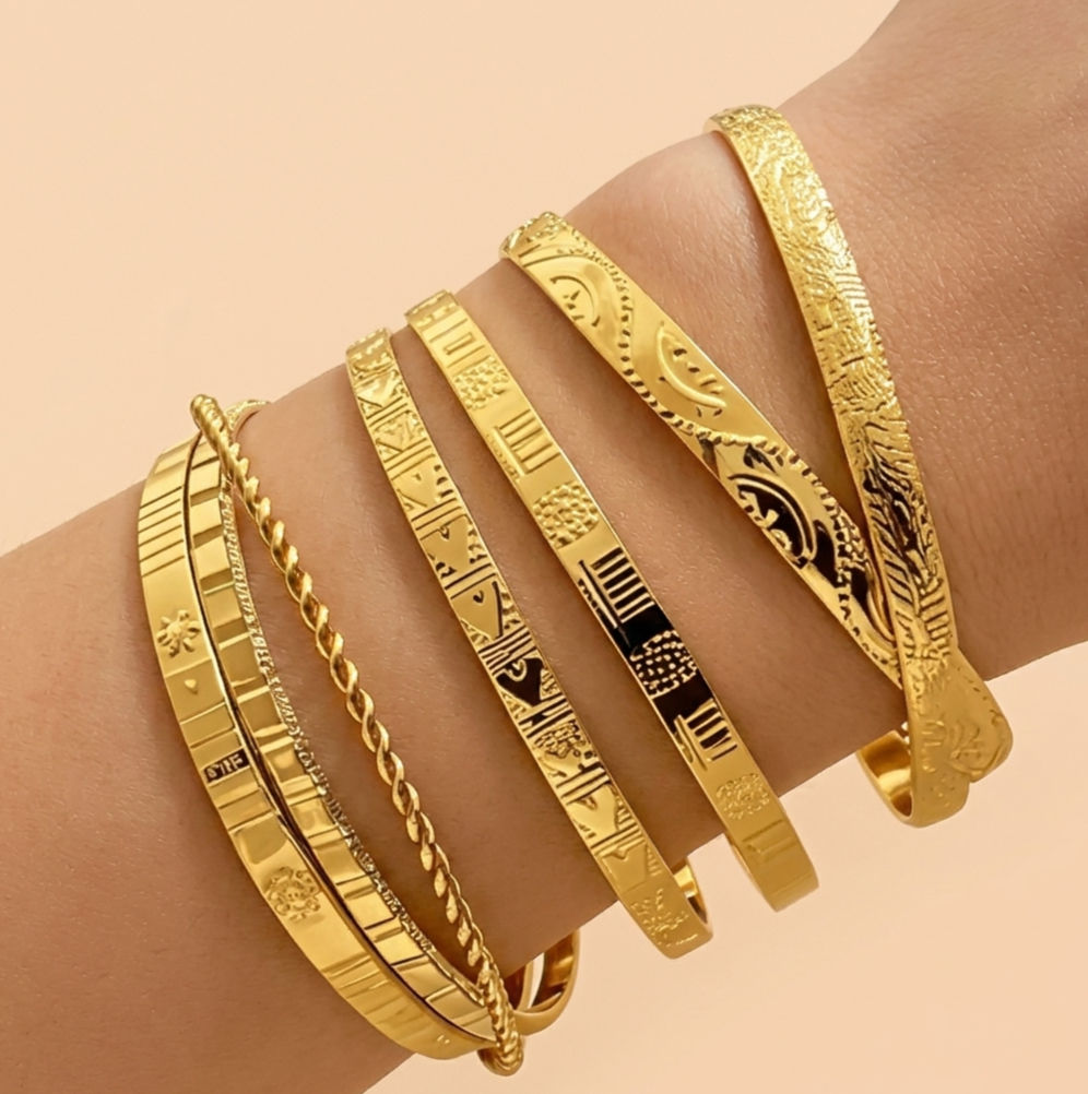 Golden Muse Bracelet Set