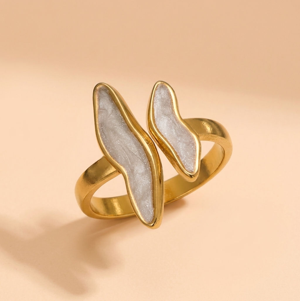 The Duo Wave Ring