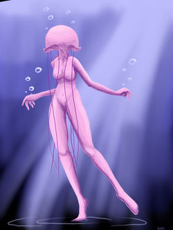 Digital Jellyfish Lady