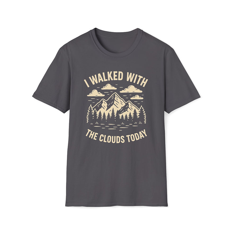Thumbnail: I Walked with the Clouds Today: Unisex Tee