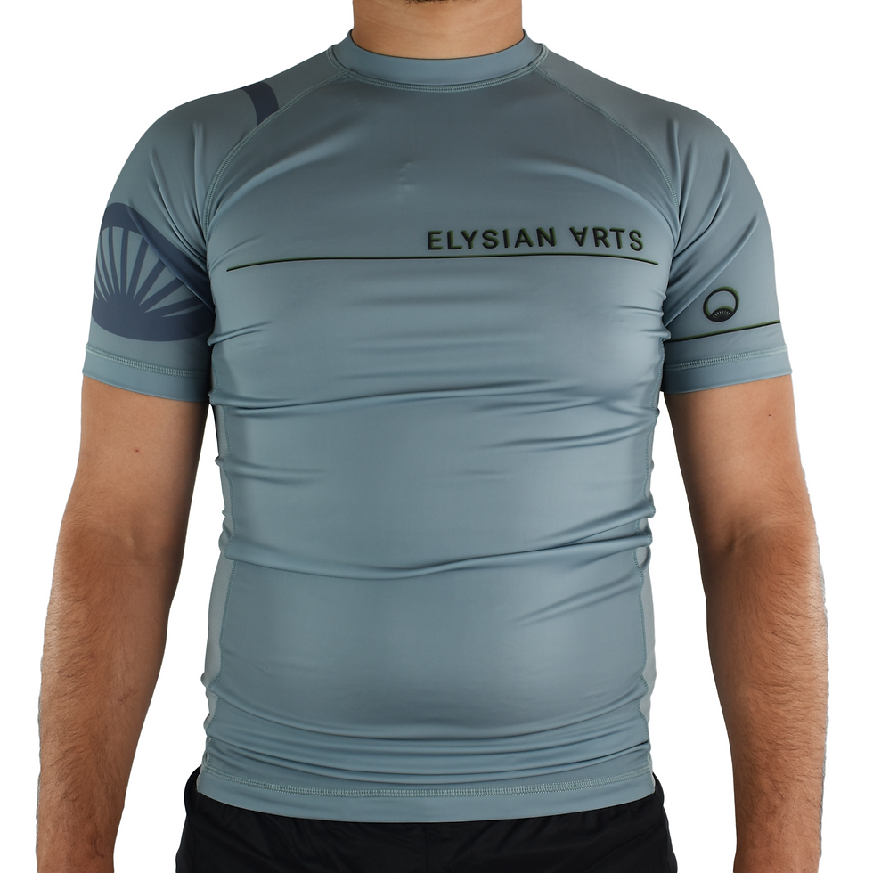 Smoke and Olive No Gi Rashguard