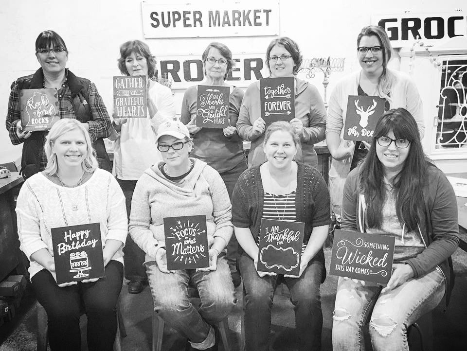 Chalk School at Everlasting Blooms