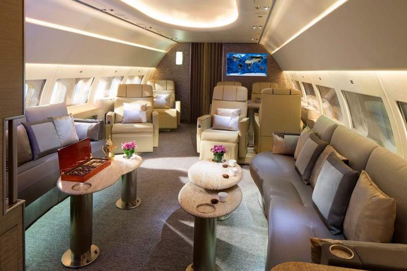 avião de luxo