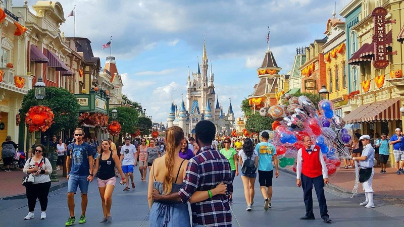 Casal na Disney