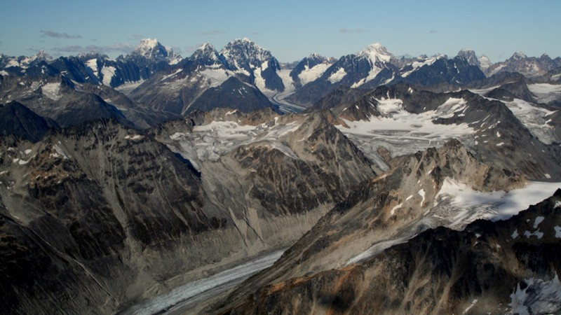 Alpes com neve