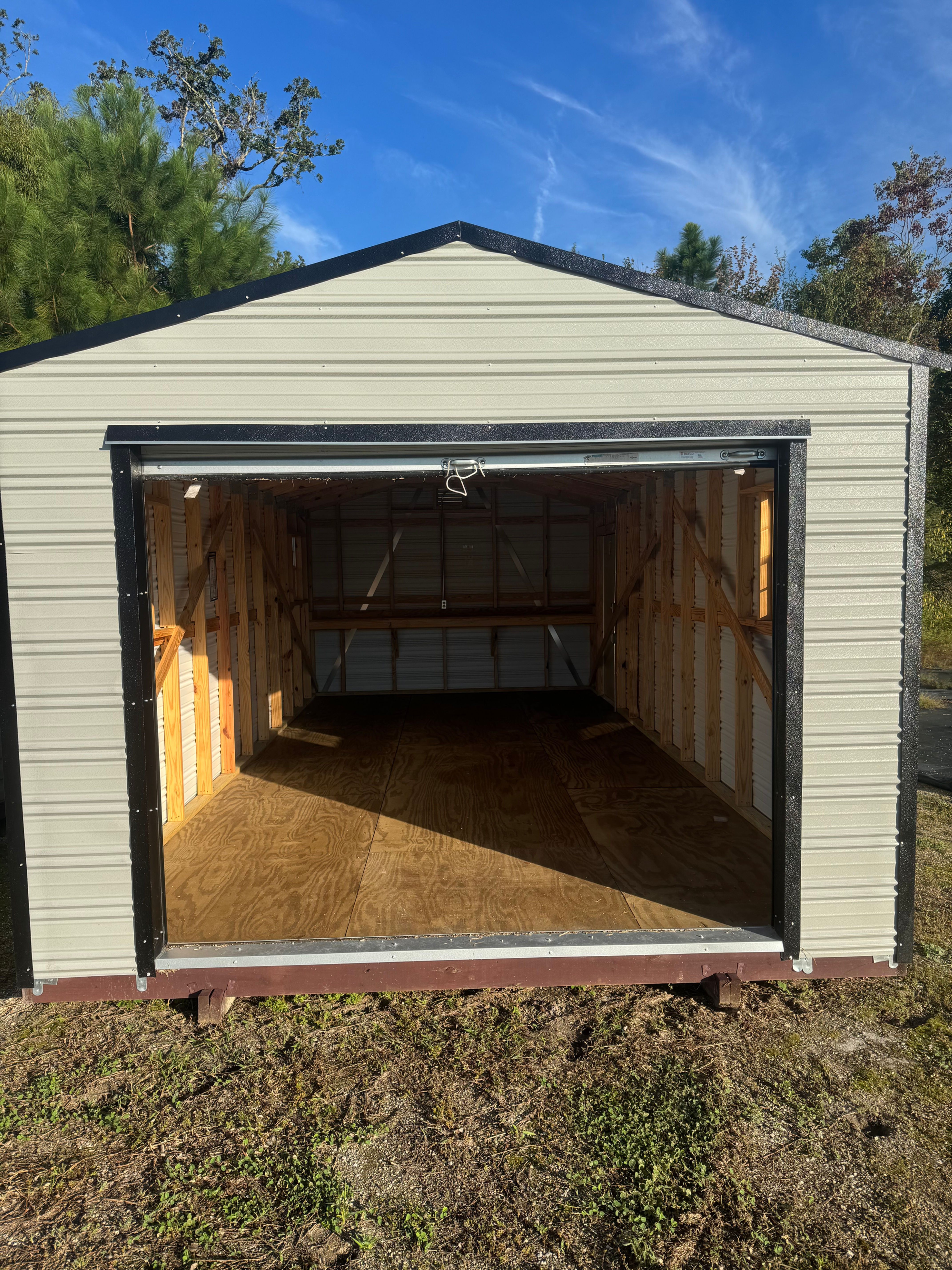 12x24 Garage with 8ft roll up & 42' entry door #17741