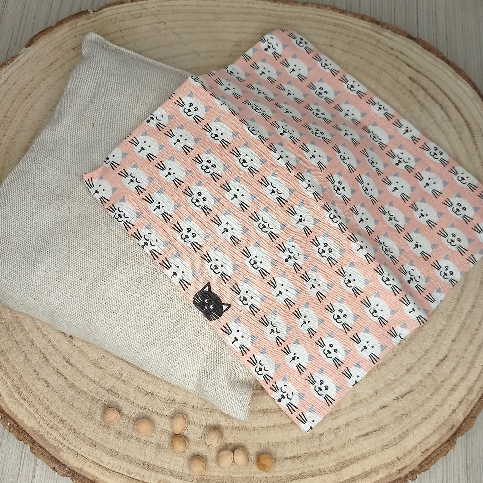 Miniature : bouillotte  micro ondes noyaux de cerise enfant dehoussable