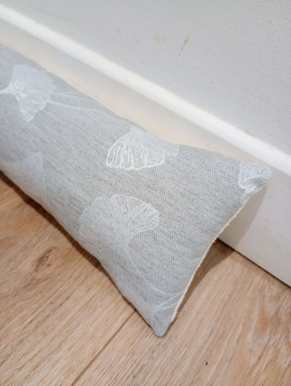 Miniature : boudin de porte sur-mesure en jacquard  à poser ou fixer avec une bande auto-agrippante, décoratif et isolant