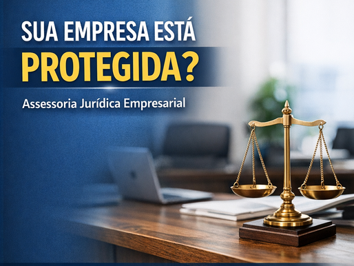 “Assessoria jurídica empresarial em Botucatu SP com balança da justiça em escritório moderno – Bernardo & Camargo Advogados”