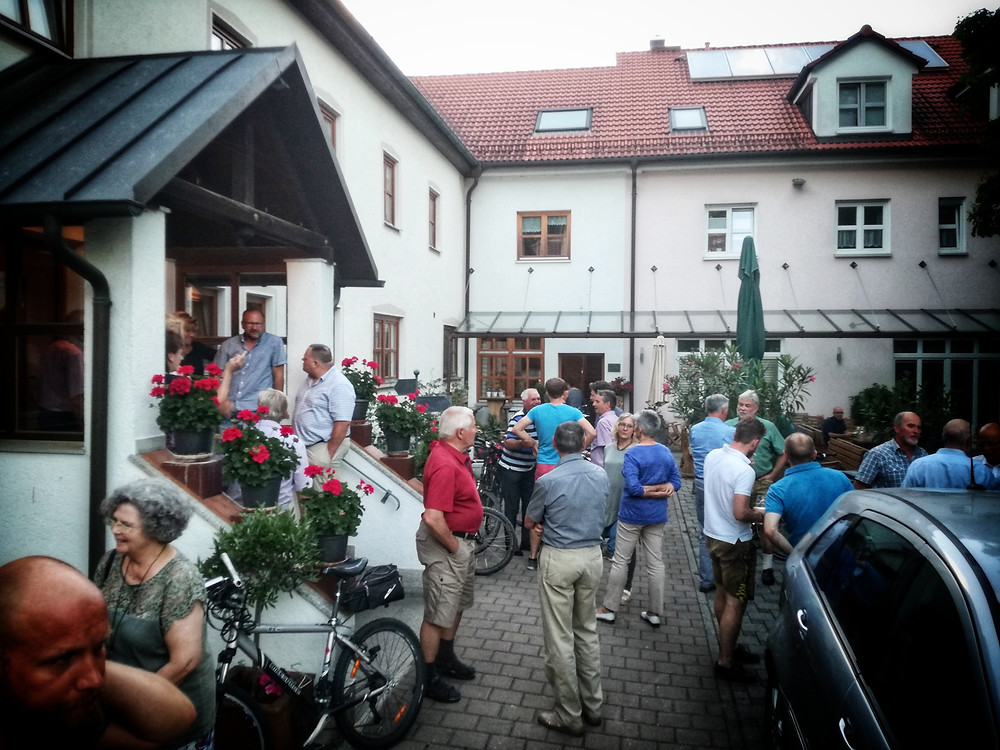 Pause während des Nostalgie Abends