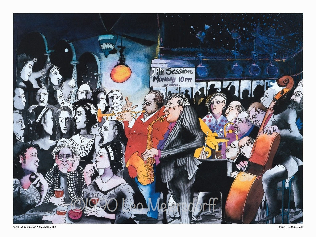 "Jam Session--No Cover" Print