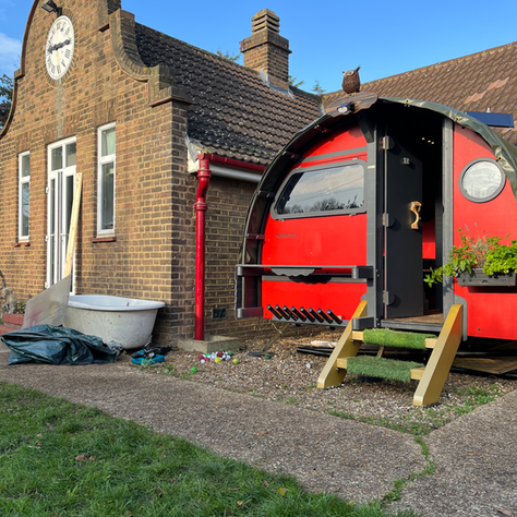 CHANNEL 4's TASKMASTER NEW GARDEN POD, SERIES 16
