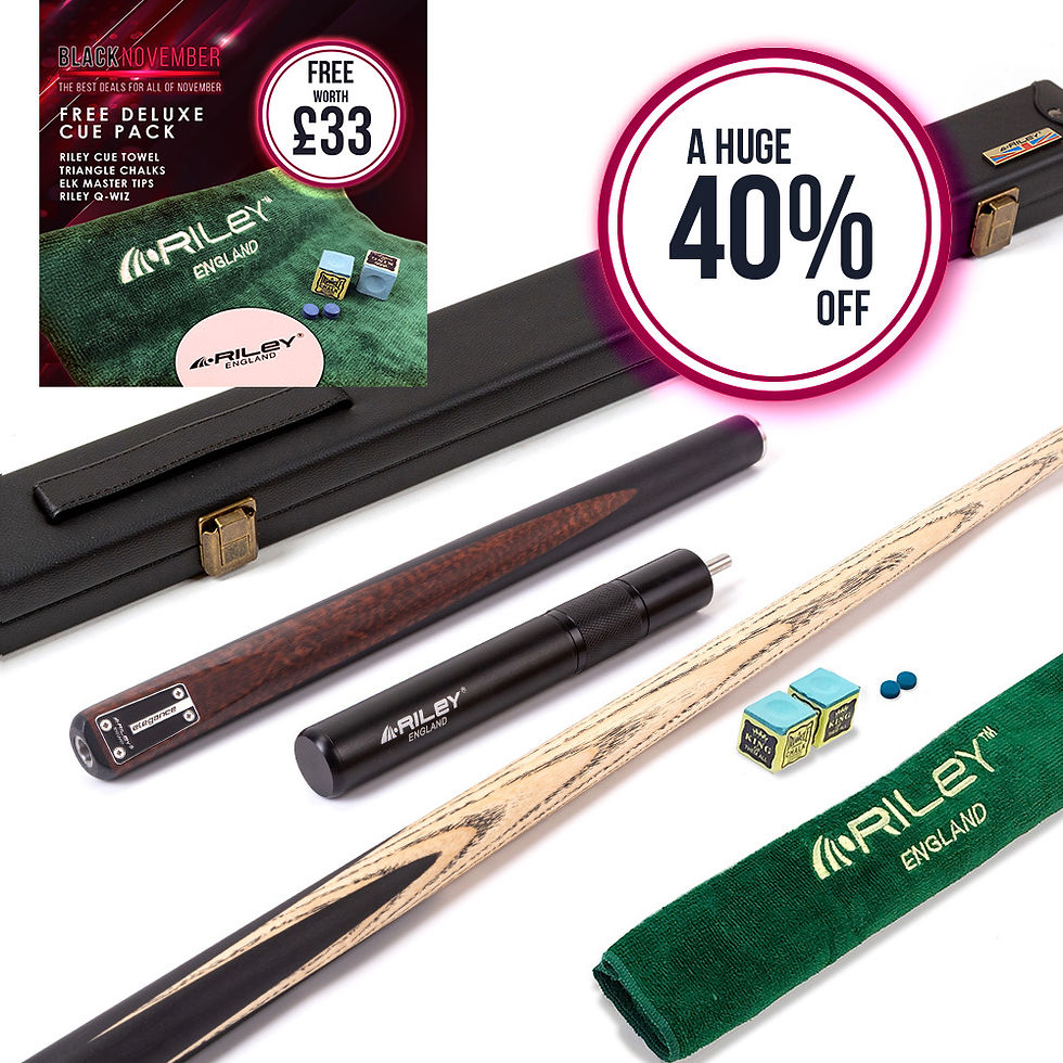 Riley Elegance Series - 2 - Snooker Cue & Case Set