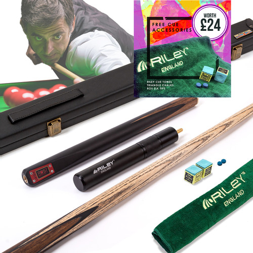 Custodia Rigida Riley Per Stecca Da Biliardo 2 Pezzi - Nero Con Scomparto Per Accessori - Foto 2