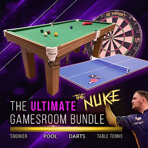 RIley Leisure Luke Littler Snooker, Pool Darts and Table Tennis Bundles