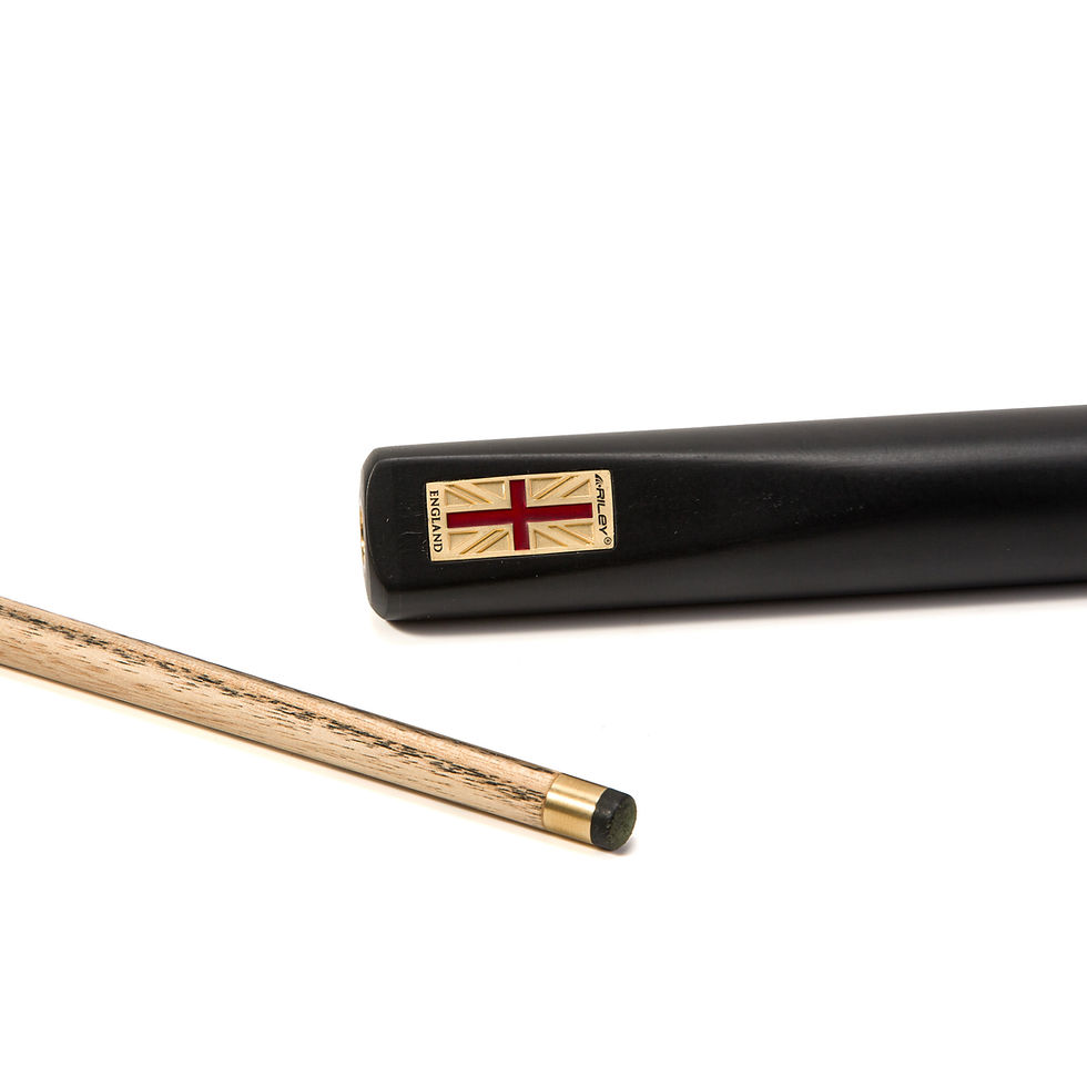 Thumbnail: Riley England Series 7- 9mm Tip - 3/4 Cut Pool Cue & Case Set
