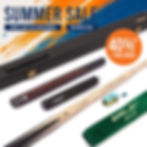 Riley Elegance Series - 2 - Snooker Cue & Case Set