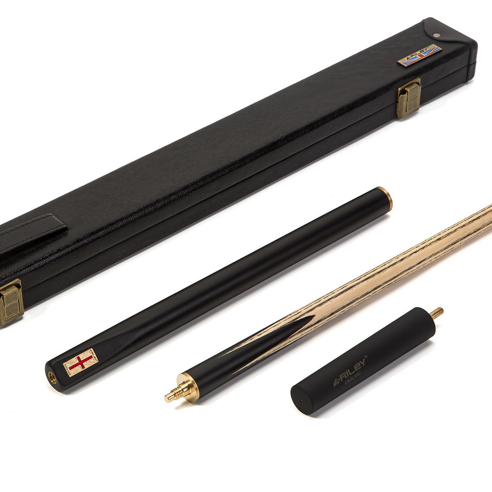 Thumbnail: Riley England Series 7- 9mm Tip - 3/4 Cut Pool Cue & Case Set