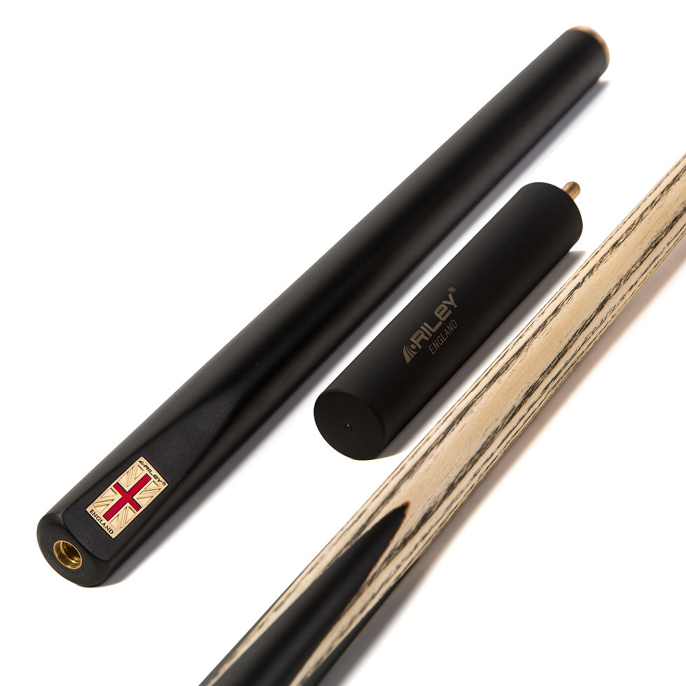 Thumbnail: Riley England Series 7- 9mm Tip - 3/4 Cut Pool Cue & Case Set