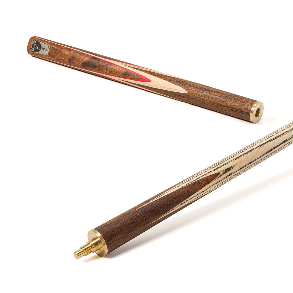 Thumbnail: BCE C8L - 2 - 3/4 Cut English Pool Cue & Case Set - 9mm Tip