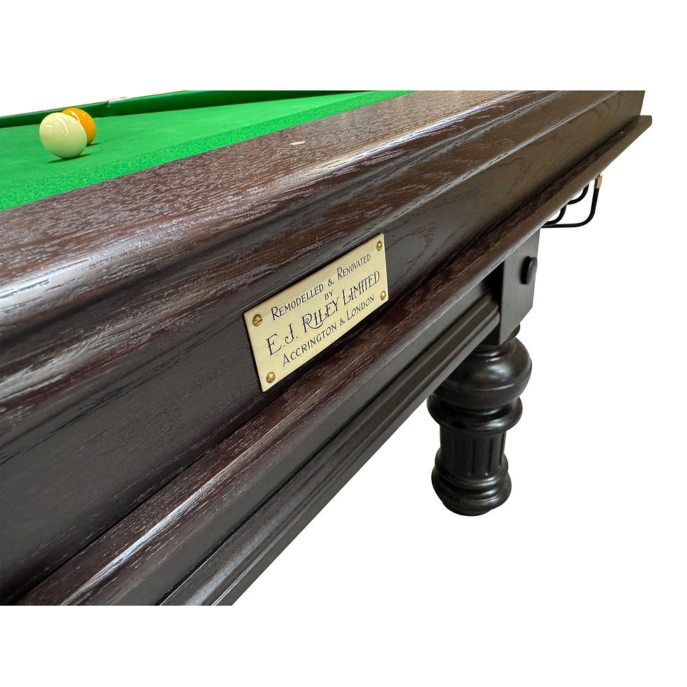 Thumbnail: Restored By Riley - 9ft Snooker Table - 18