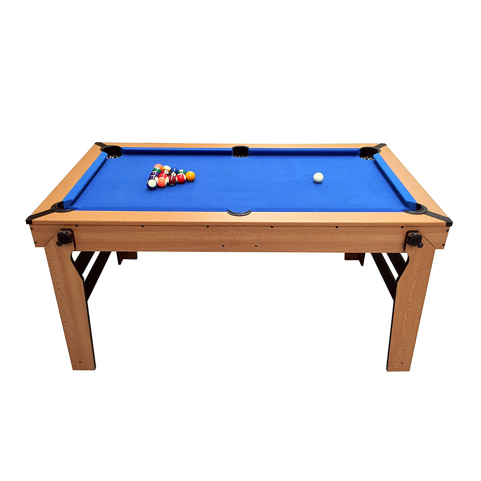 Thumbnail: BCE 5Ft 2 in 1 Lay Flat Folding Pool/Table Tennis Table
