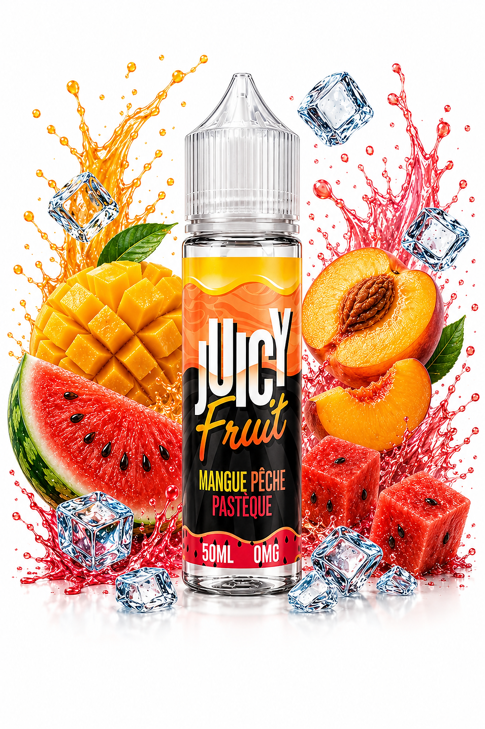Miniature : Mangue Pêche Pastèque Ice - Juicy
