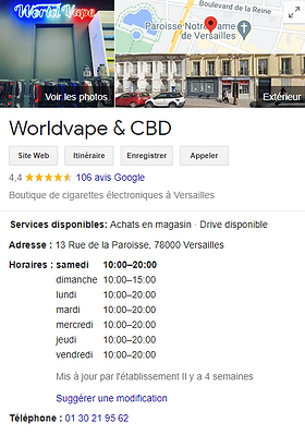 MAGASINS | WORLD VAPE MAGASINS | WORLD VAPE